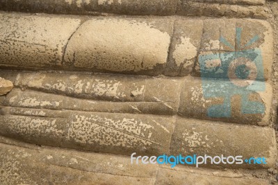 Close-up Of A Rock Wall Stock Photo