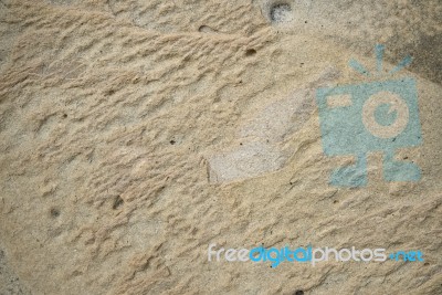 Close-up Of A Rock Wall Stock Photo