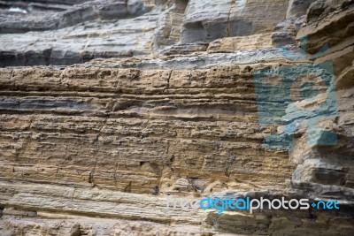 Close-up Of A Rock Wall Stock Photo