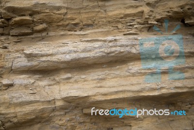 Close-up Of A Rock Wall Stock Photo