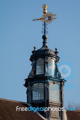 Close-up Of A Weathervane On The Roof Of Lambeth Palace Stock Photo