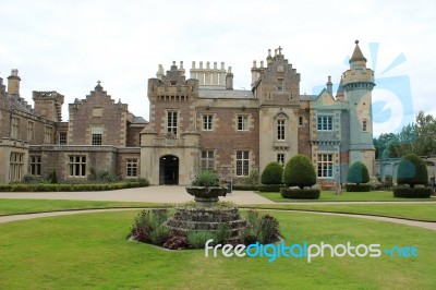 Close Up Of Abbotsford House Stock Photo