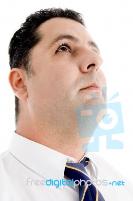 Close Up Of Middle Aged Executive Stock Photo