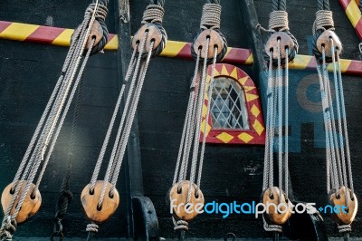 Close-up Of Of The Golden Hind Stock Photo