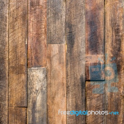 Close Up Of Wall Made Of Wooden Planks Wood Texture Background O… Stock Photo