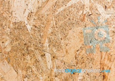 Close Up Texture Of Oriented Strand Board (osb) Stock Photo