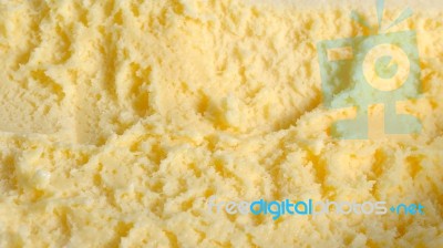 Close Up Vanilla Icecream Background Stock Photo