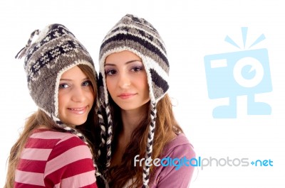 Close Up View Of Teens Friends Smiling And Looking At Camera Stock Photo