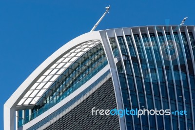 Close-up View Of The Walkie Talkie Building In London Stock Photo