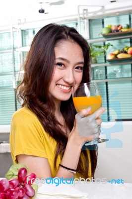 Close Up Woman Preparing Material Stock Photo