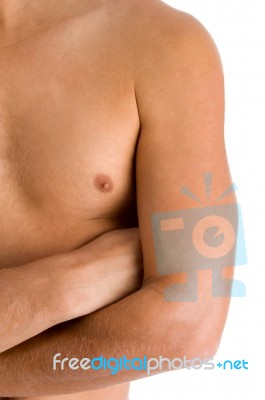 Close View Of Mans Body Stock Photo