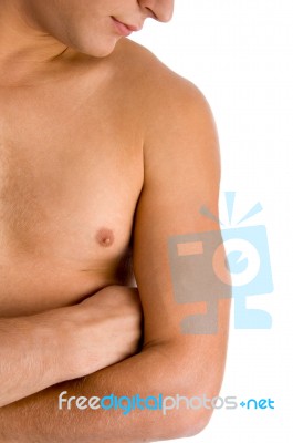 Close View Of Mans Body Stock Photo