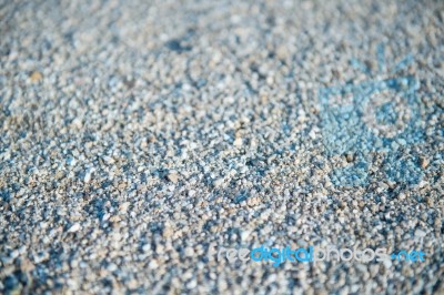 Closeup Of Some Sand On The Shore Stock Photo