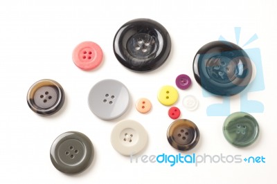 Clothe Buttons Stock Photo