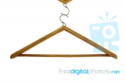 Clothes Hangers Stock Photo