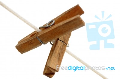 Clothes Peg Stock Photo