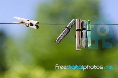 Clothespin Stock Photo