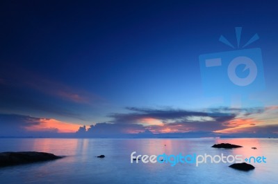 Cloud And Seascape Stock Photo