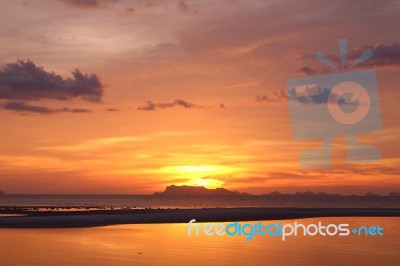 Cloud And Seascape Stock Photo