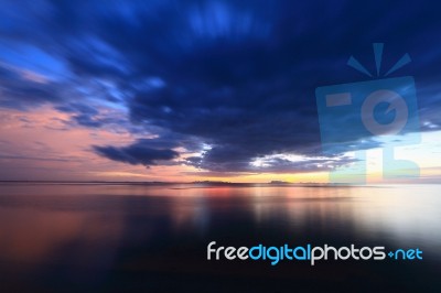 Cloud And Seascape Stock Photo