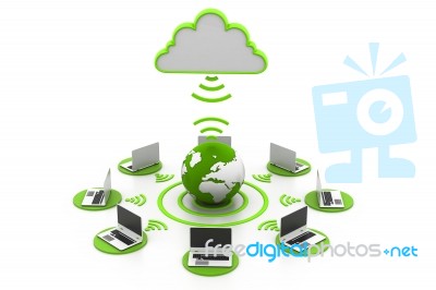 Cloud Computing Stock Image