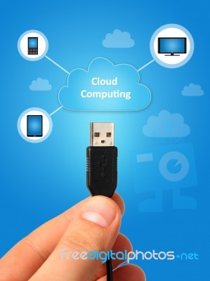 Cloud Computing Stock Photo