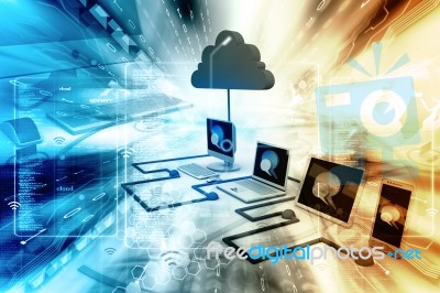 Cloud Computing Stock Image