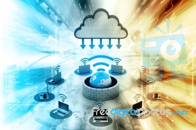 Cloud Computing Stock Image