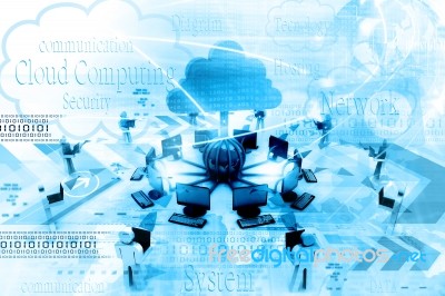 Cloud Computing Stock Image