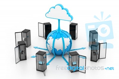 Cloud Computing Concept Stock Image