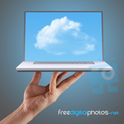 Cloud Computing Concept Stock Photo