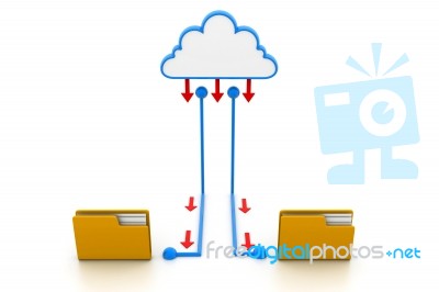 Cloud Computing Documents Stock Image