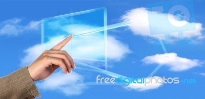 Cloud Computing Technology Concept Stock Image