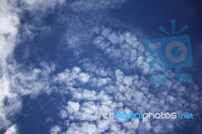 Cloud Scape, Cloud Scape In Railny Season Stock Photo