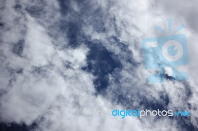 Cloud Scape, Cloud Scape In Railny Season Stock Photo