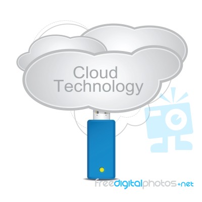 Cloud Technology Stock Image