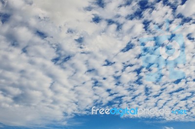 Clouds At Blue Sky Stock Photo