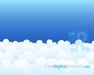 Clouds Background Stock Image