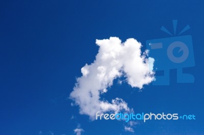 Clouds Form Phenomena Stock Photo