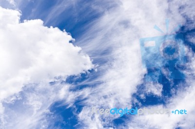 Clouds Form Phenomena Stock Photo