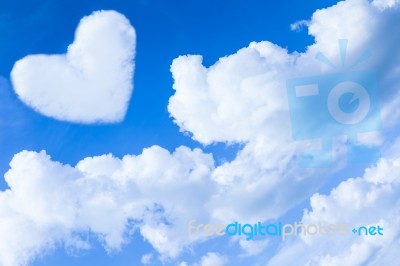 Clouds In Sky Stock Photo