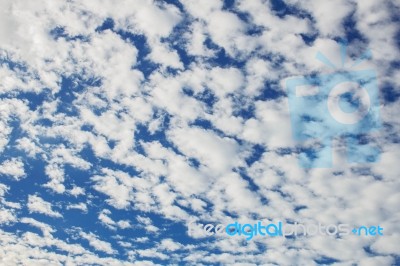 Clouds On Blue Sky Stock Photo