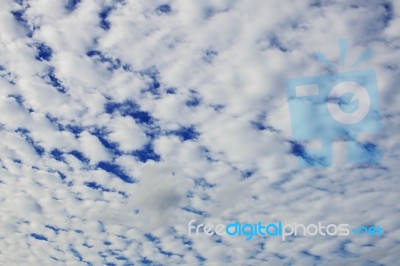 Clouds With Background Stock Photo