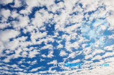 Clouds With Beautiful Colors Stock Photo