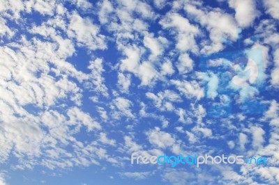 Clouds With Beautiful Of Sky Stock Photo