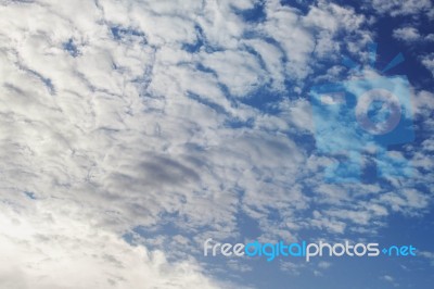 Clouds With Beautiful On Blue Sky Stock Photo