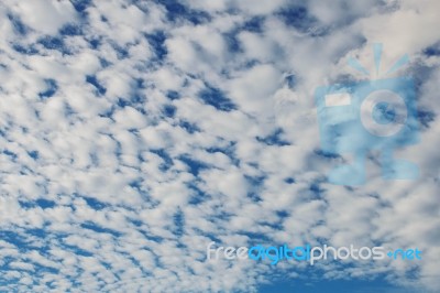 Clouds With Beautiful On Natural Stock Photo