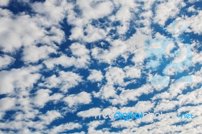 Clouds With Blue Sky Stock Photo