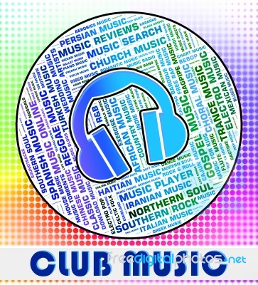 Club Music Shows Sound Track And Acoustic Stock Image