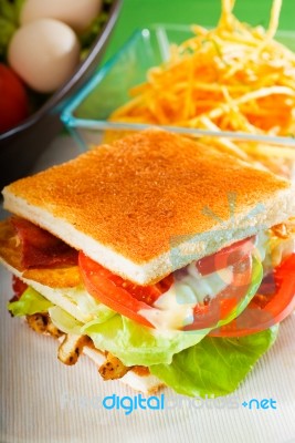 Club Sandwich Stock Photo